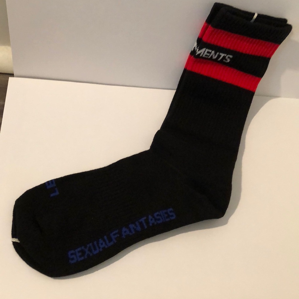 Black Trendy Style Socks